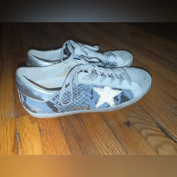 Golden Goose Shoes Golden Goose Superstar Snakeprint Sneakers